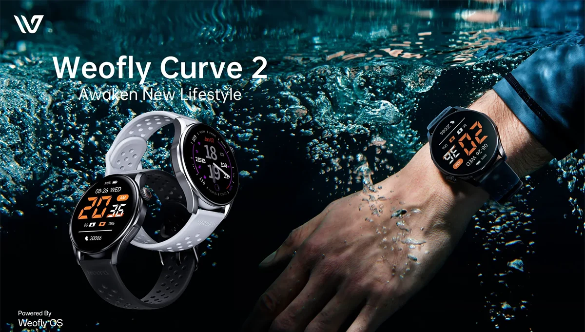 Weofly Curve 2 AMOLED Display Bluetooth Calling Smartwatch Price in BD Weofly Curve 2 AMOLED Display Bluetooth Calling Smartwatch Price in BD